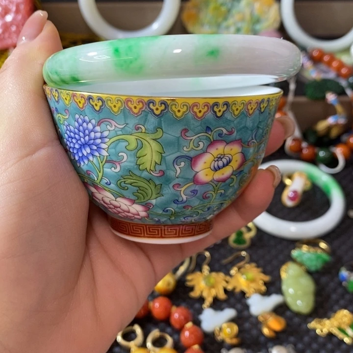 闻***杯瓷器杯子漂亮漂亮