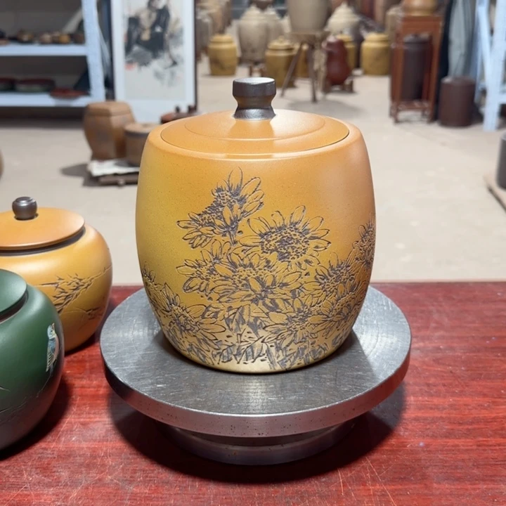 紫砂茶叶罐。。。。。。。。