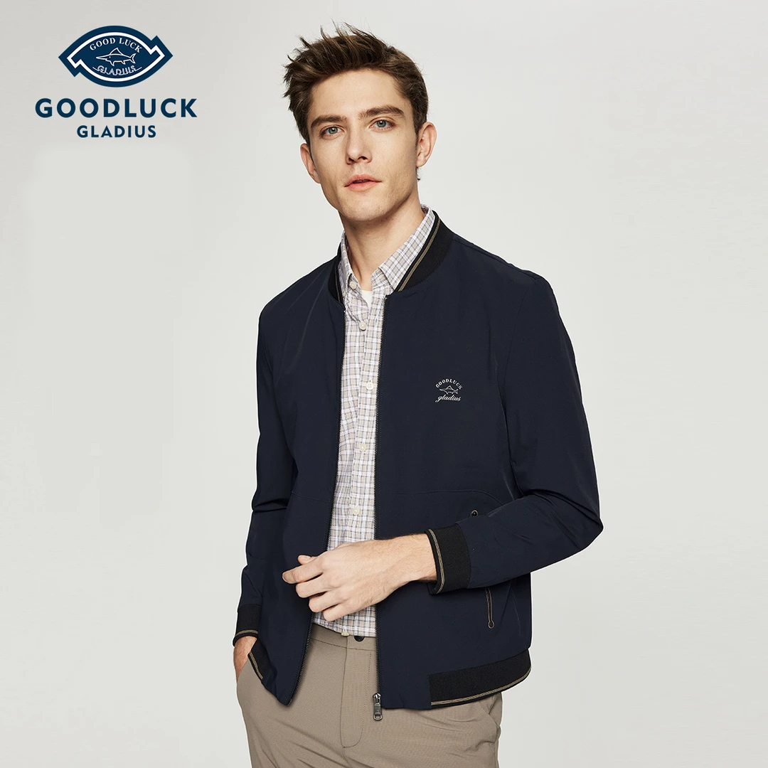 德鲨鲨鱼25年春夏新款高弹简时尚约休闲商务夹克-L1T54707