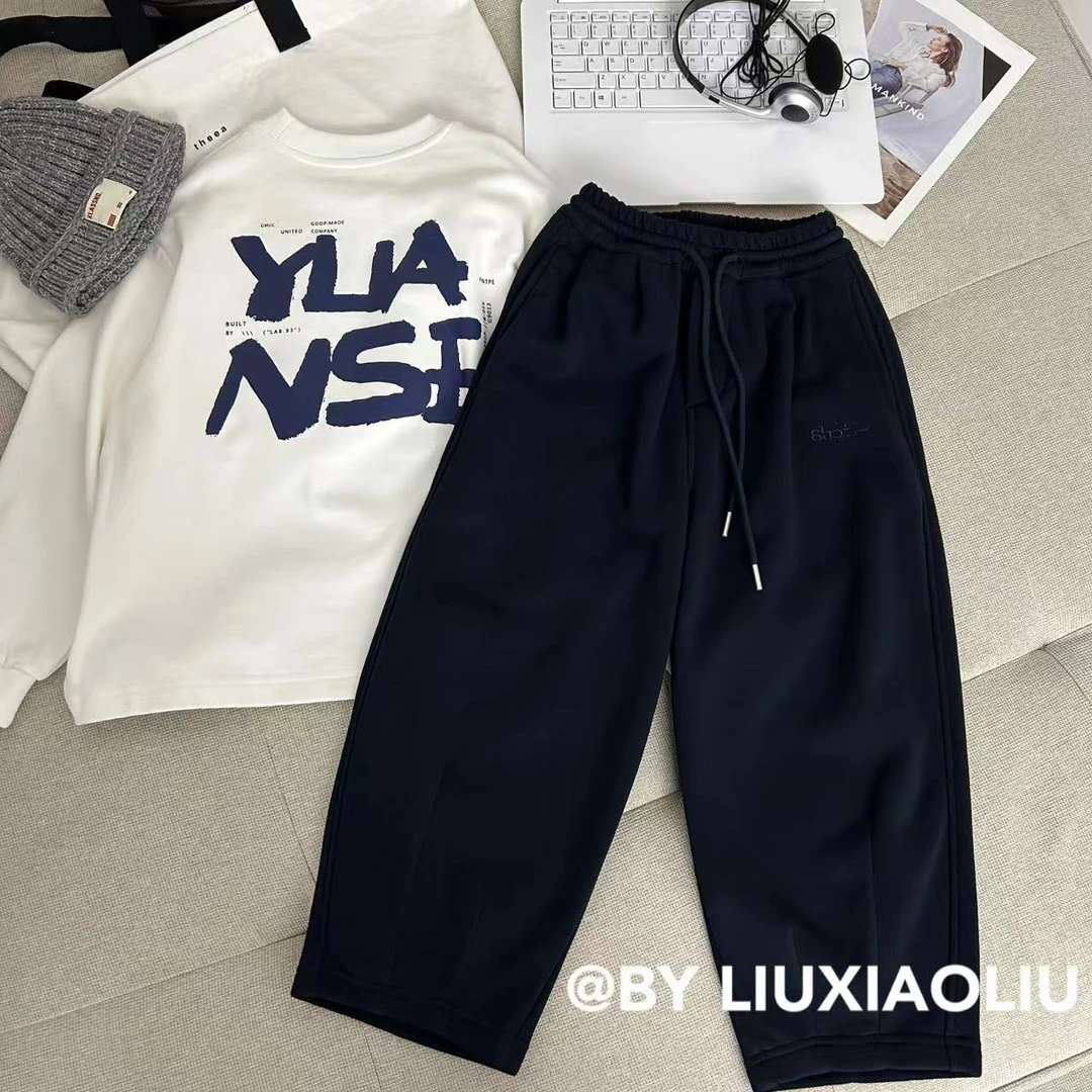 杭州六小六正版BY LIUXIAOLIU秋冬季儿童加绒卫裤17597