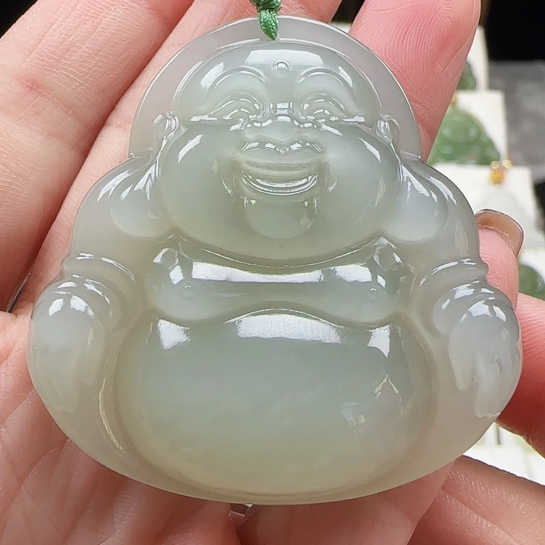 和田玉未镶嵌吊坠(赠链)