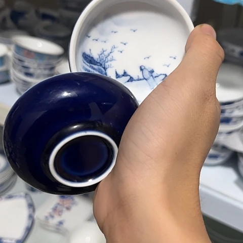 陶瓷手绘两个陶瓷