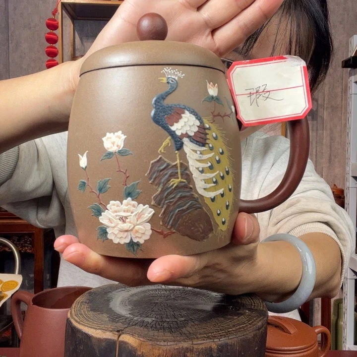 茶杯紫砂原矿紫砂杯