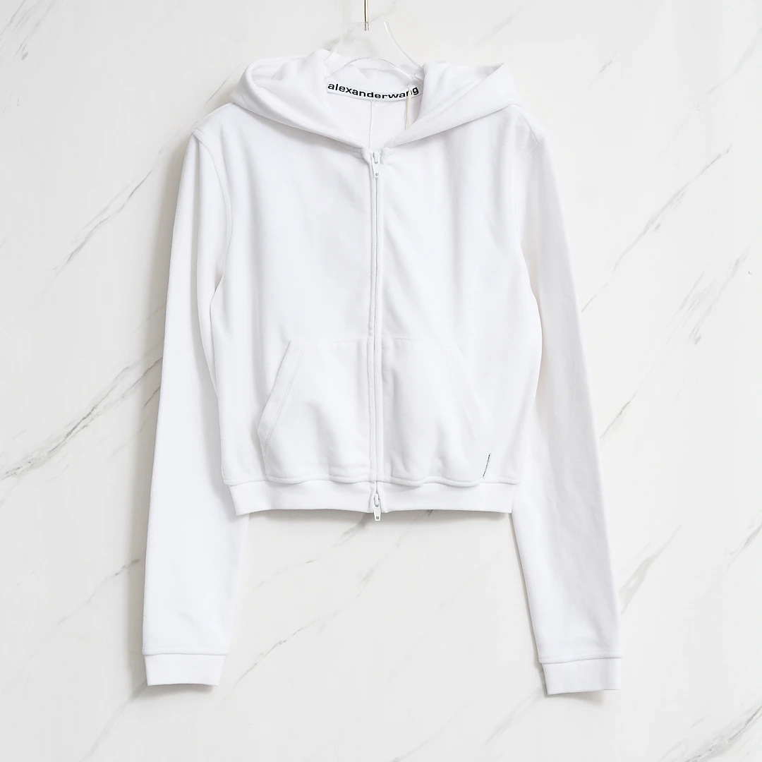 Alexander Wang女士灯芯绒拉链卫衣MT00010