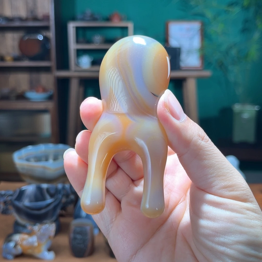 玛瑙/玉髓鼻刮未镶嵌