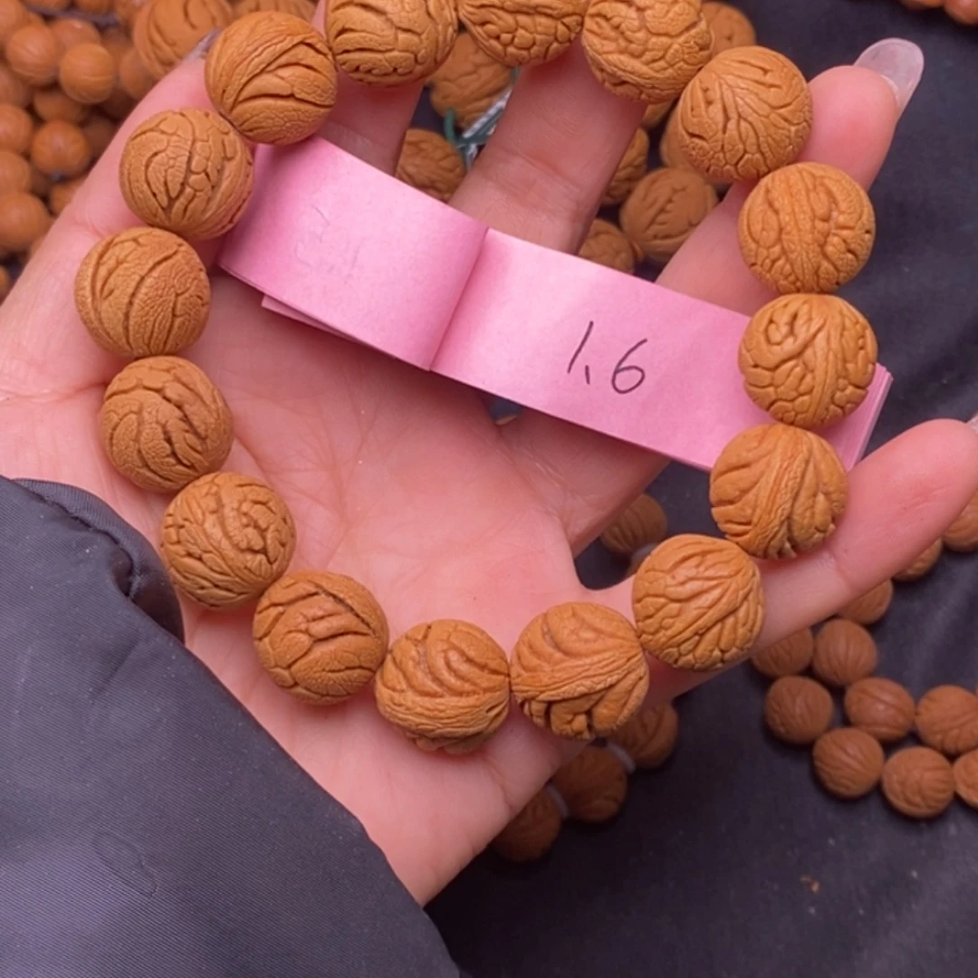 秦岭龙纹桃核15颗