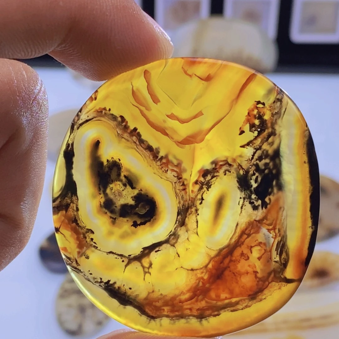 玛瑙/玉髓未镶嵌吊坠(不含链)816