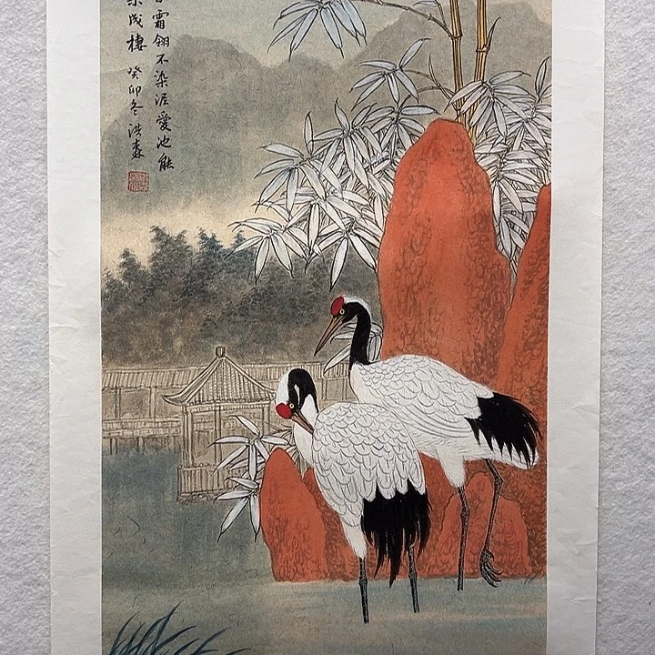 国画洪森国画作品