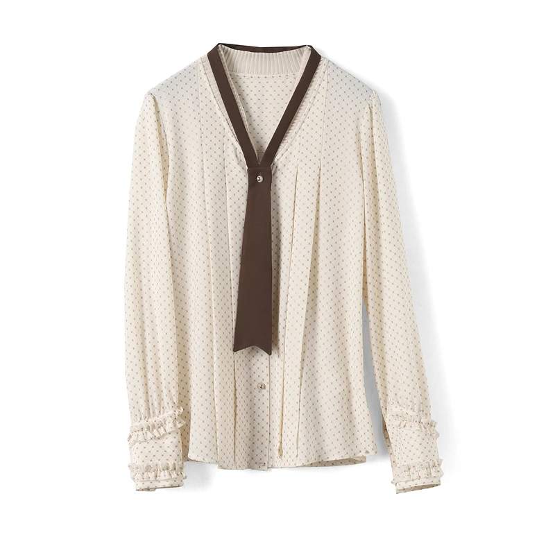 33521【依系列】通勤简约个性雪纺衫4H311312D