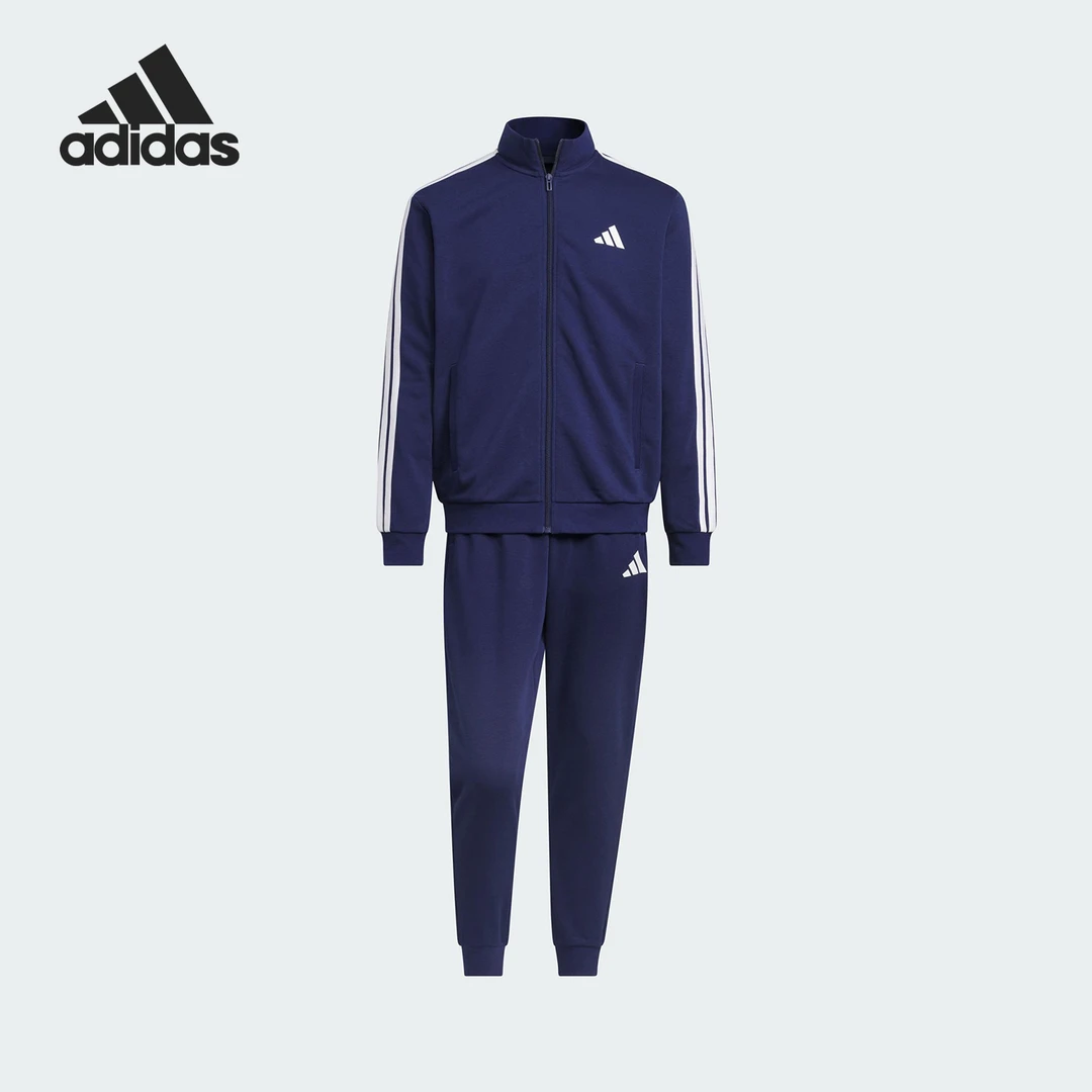 Adidas/阿迪达斯官方正品新款男女经典休闲长袖束脚套装JZ0109