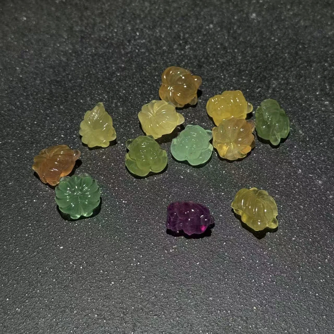 【祁恩水晶】萤石九尾狐单珠DS112503-多样性发其一