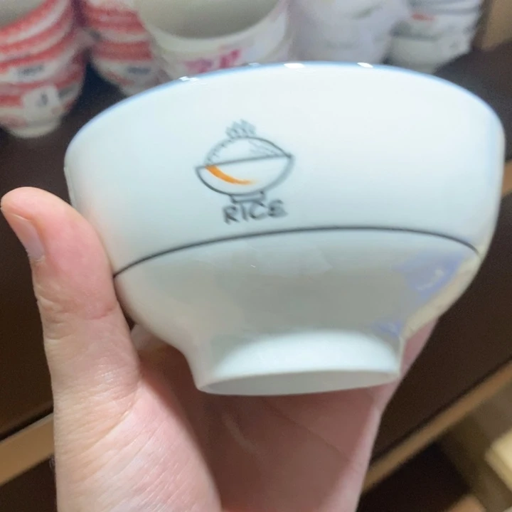 摆件21号6个装4.5寸直口米饭碗