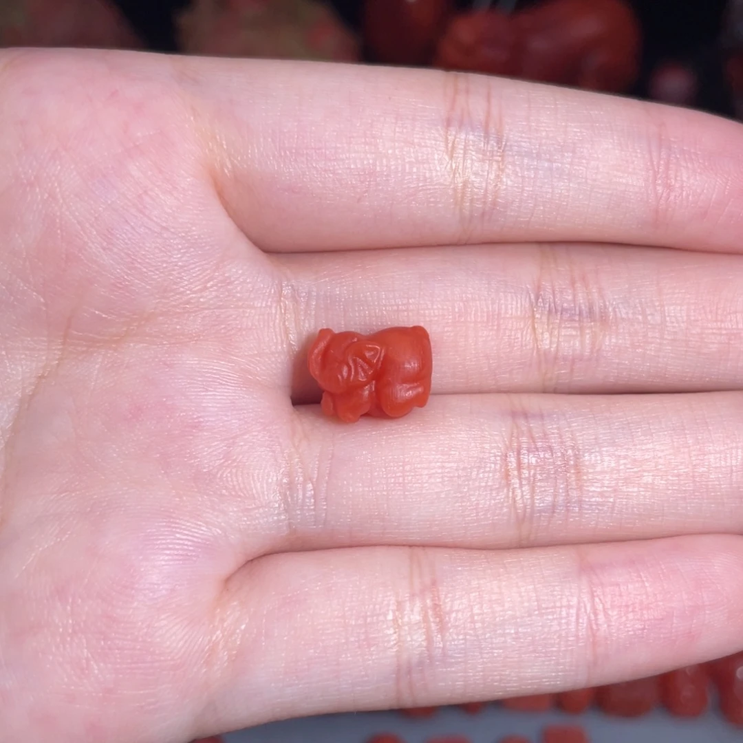 未镶嵌象9mm南红玛瑙