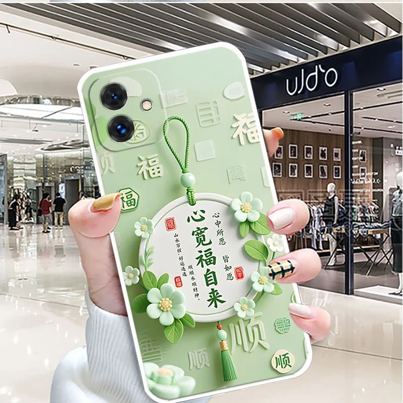 适用荣耀Play6c手机壳VNE-AN40软壳中国风防摔全包边女新款保护套