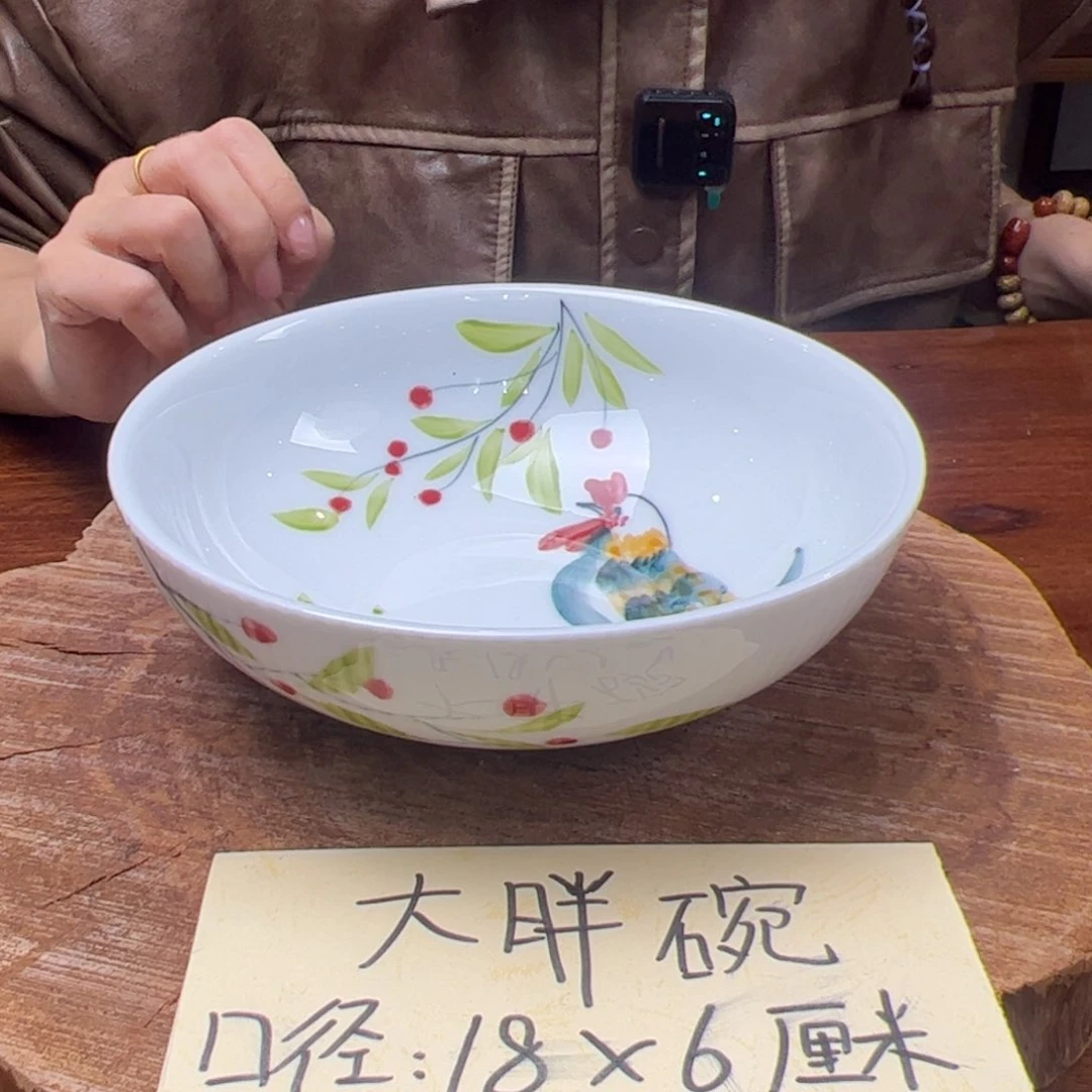 瓷片景德镇陶瓷手工手绘制作