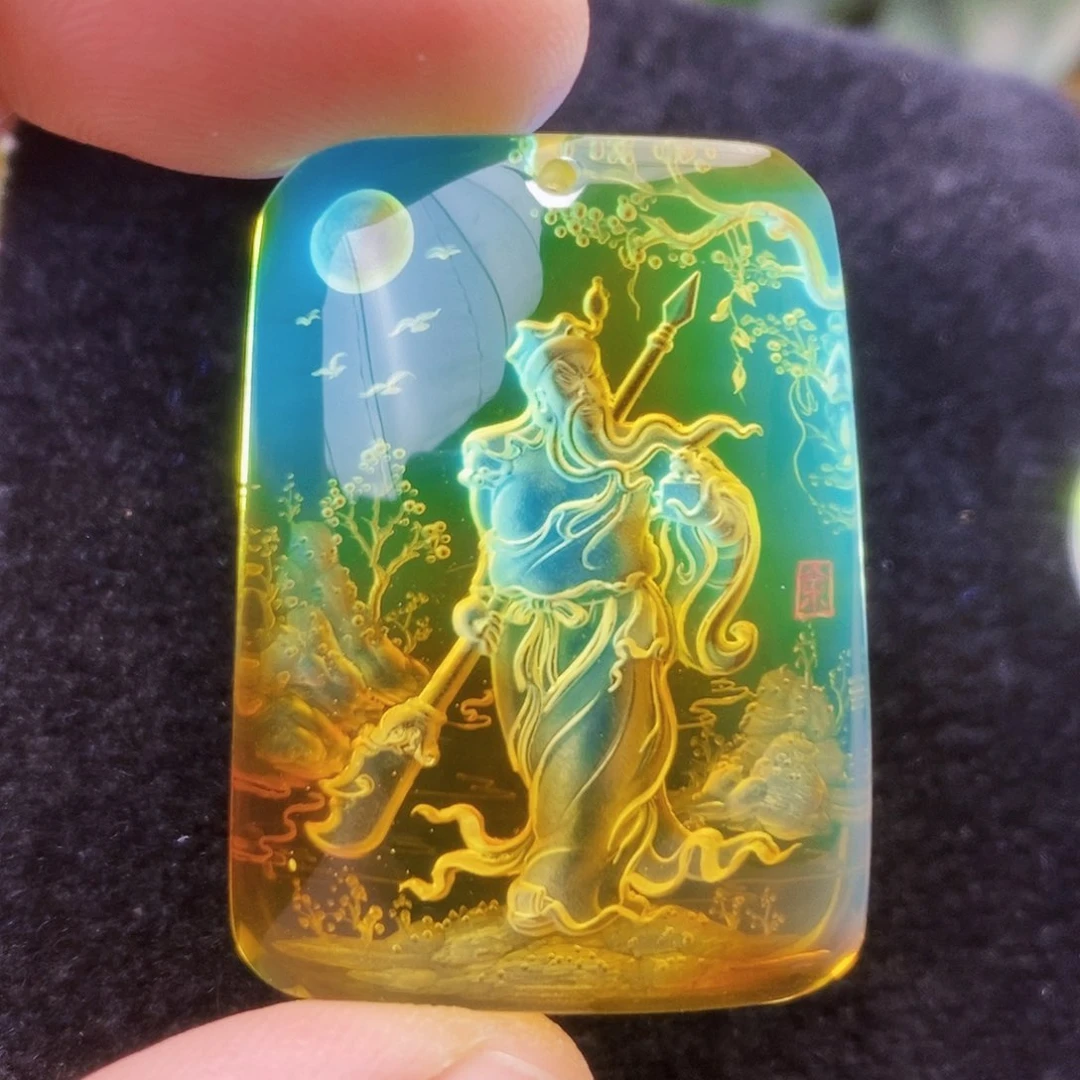 【闪购商品】金珀吊坠(不含链)未镶嵌