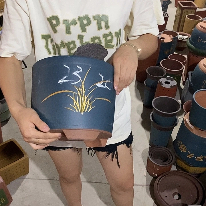 紫砂花盆紫砂花盆