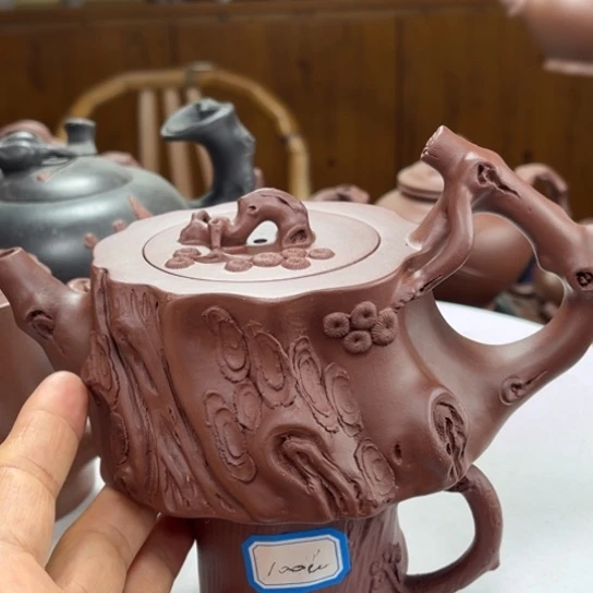 茶壶紫砂紫砂花茶