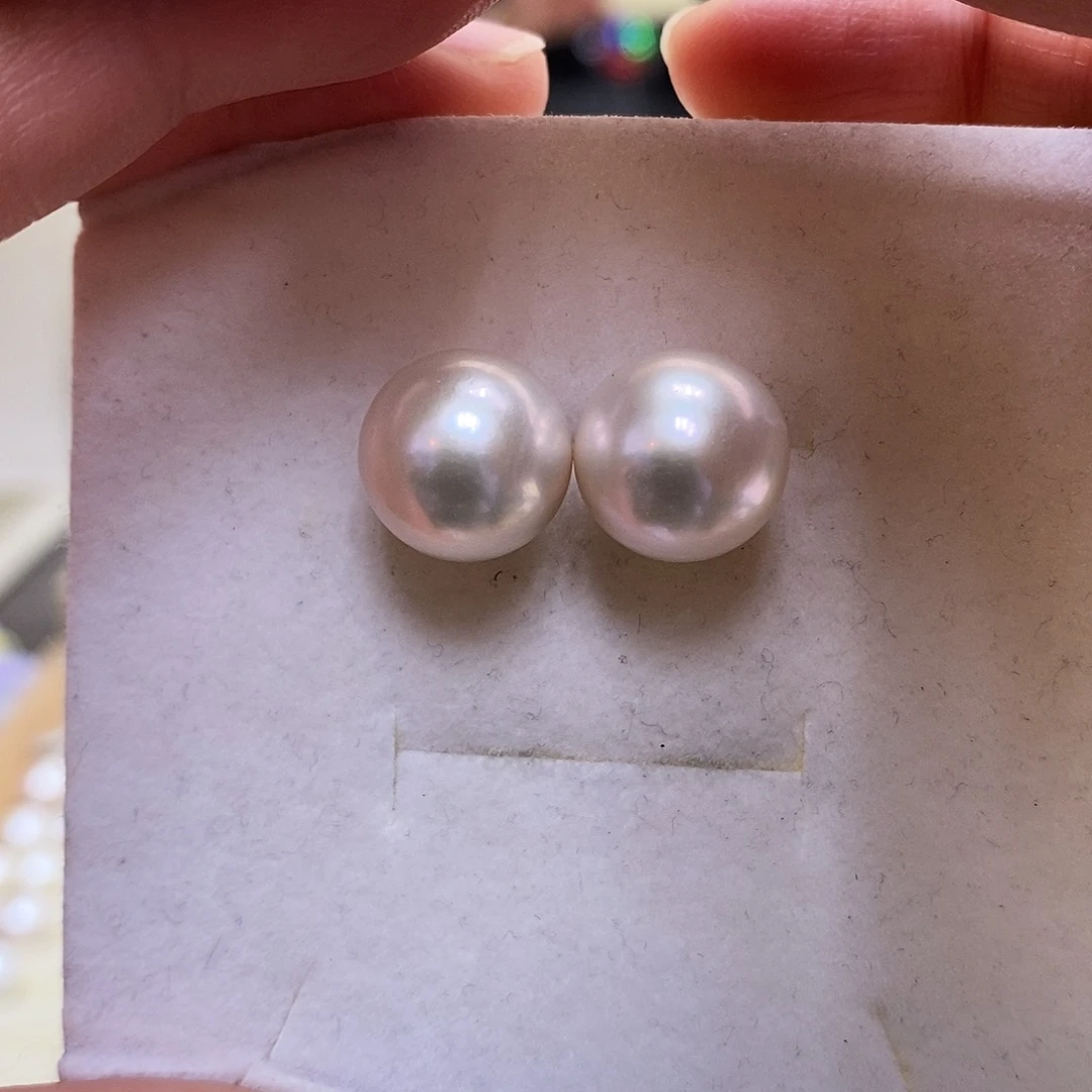 耳饰淡水珍珠银S925镶嵌