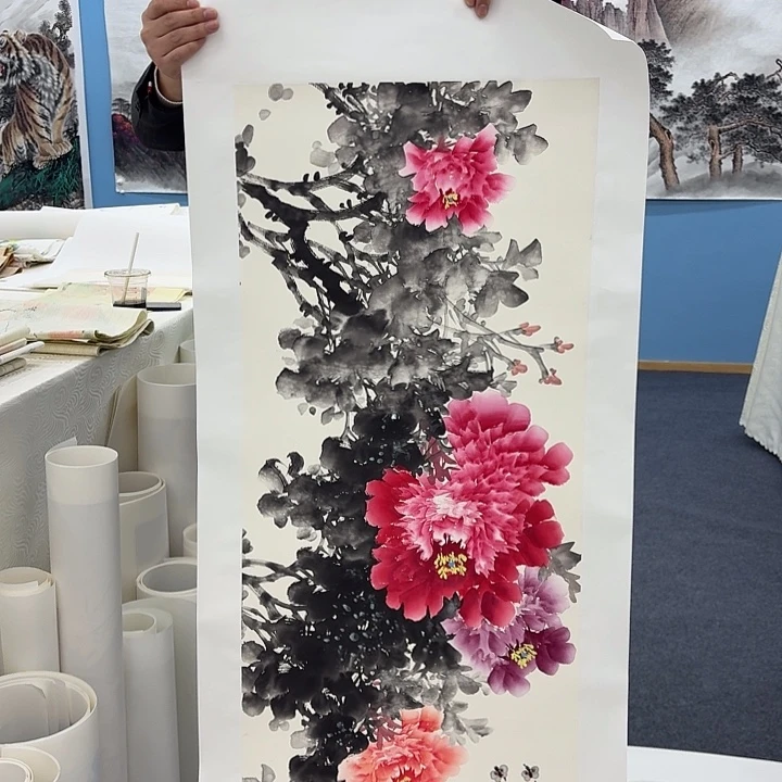 所***人国画国画手绘作品