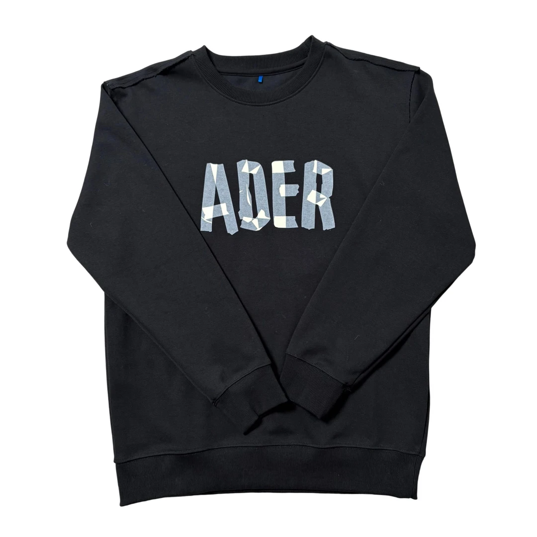 ADER①③⑨折纸印花卫衣长袖时尚休闲圆领百搭潮流