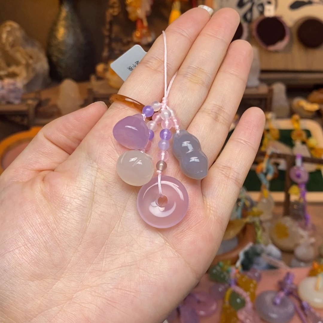 玛瑙/玉髓未镶嵌车挂