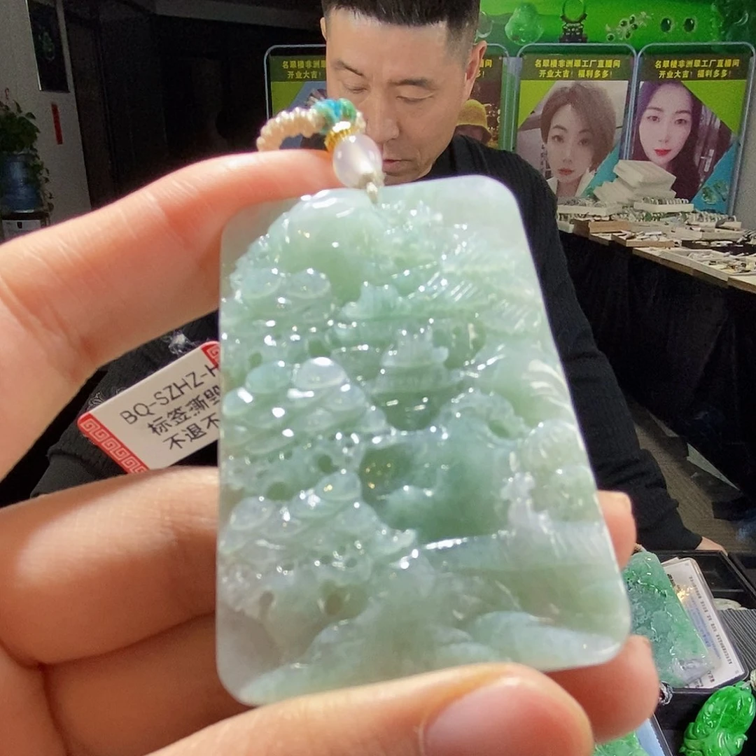 颈饰未镶嵌翡翠翡翠