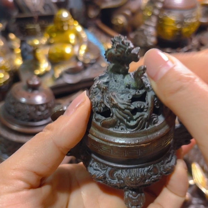 铜器摆件收收藏藏