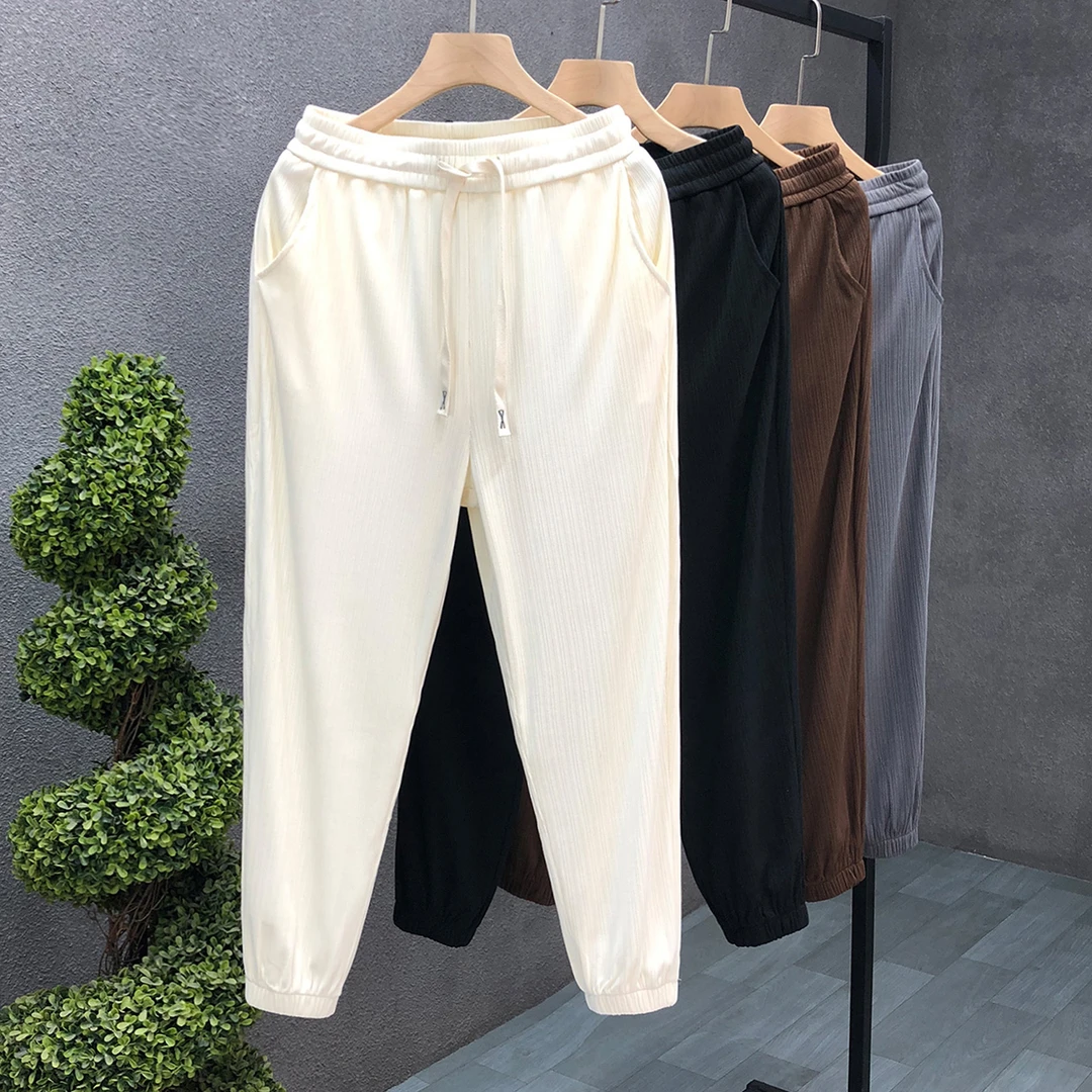 DeweLvum！!匠心制作！一眼就爱上!新款运动透气宽松束脚休闲裤男潮