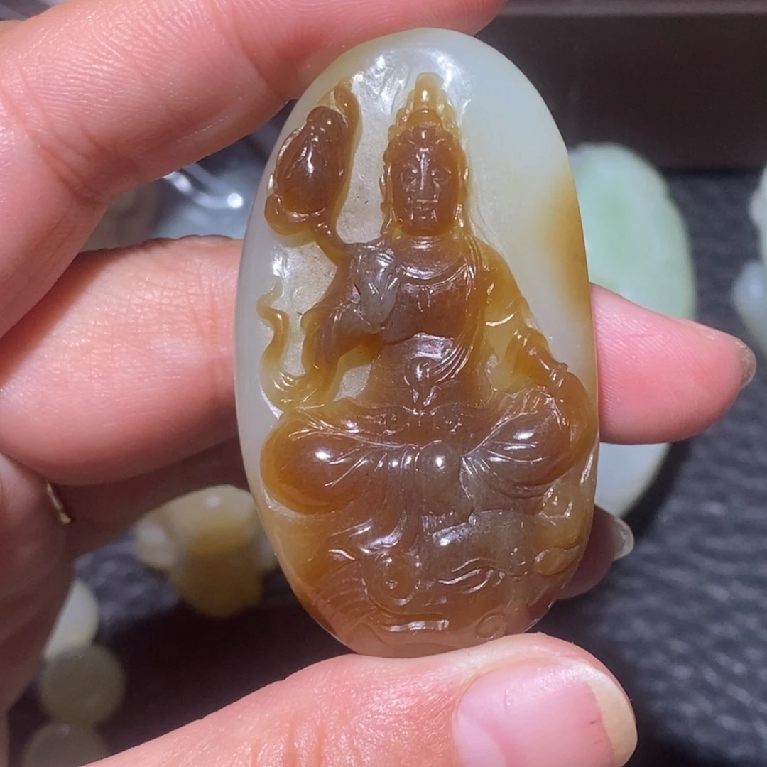 和田玉（糖玉）未镶嵌项链