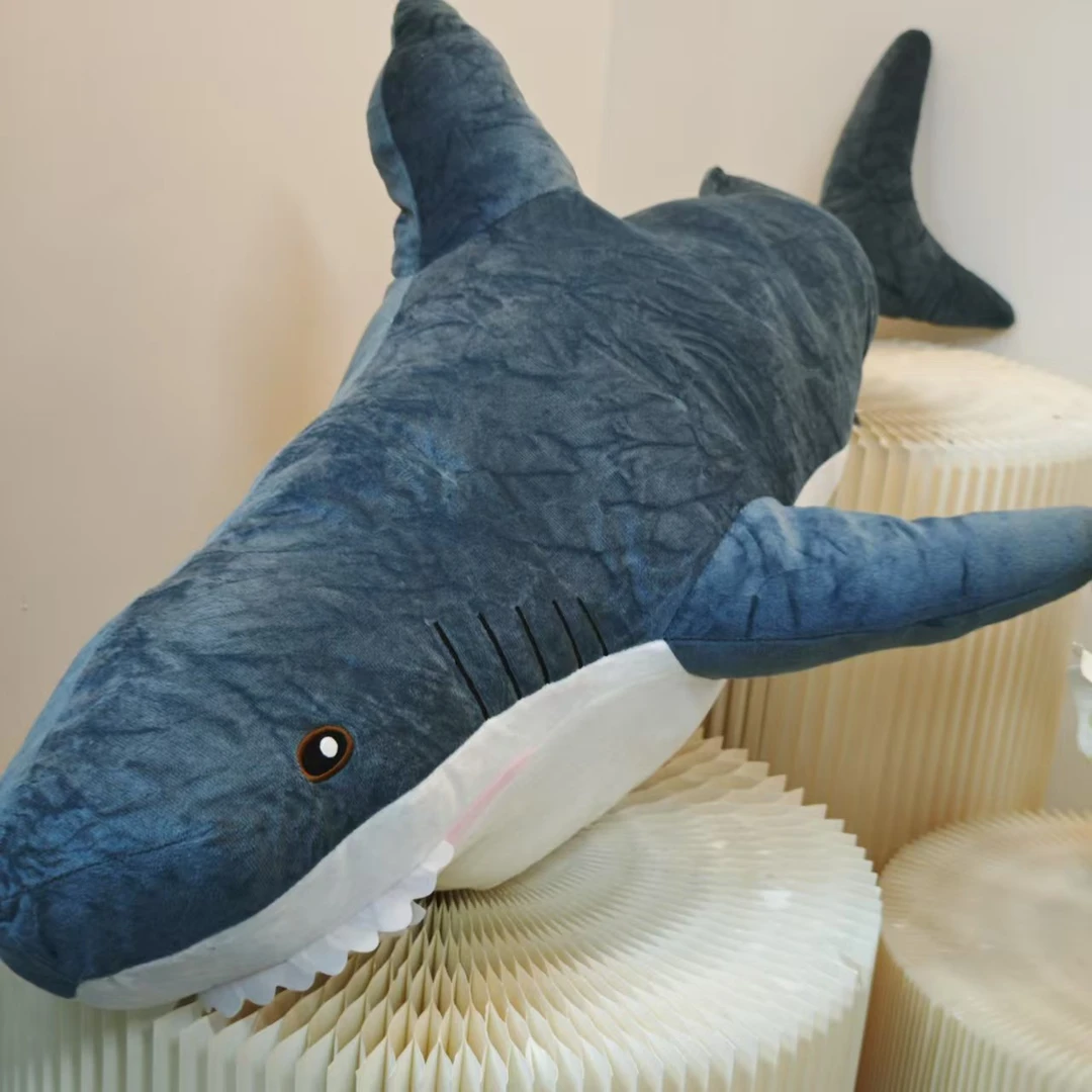 创意小鲨鱼玩偶客厅卧室摆件1