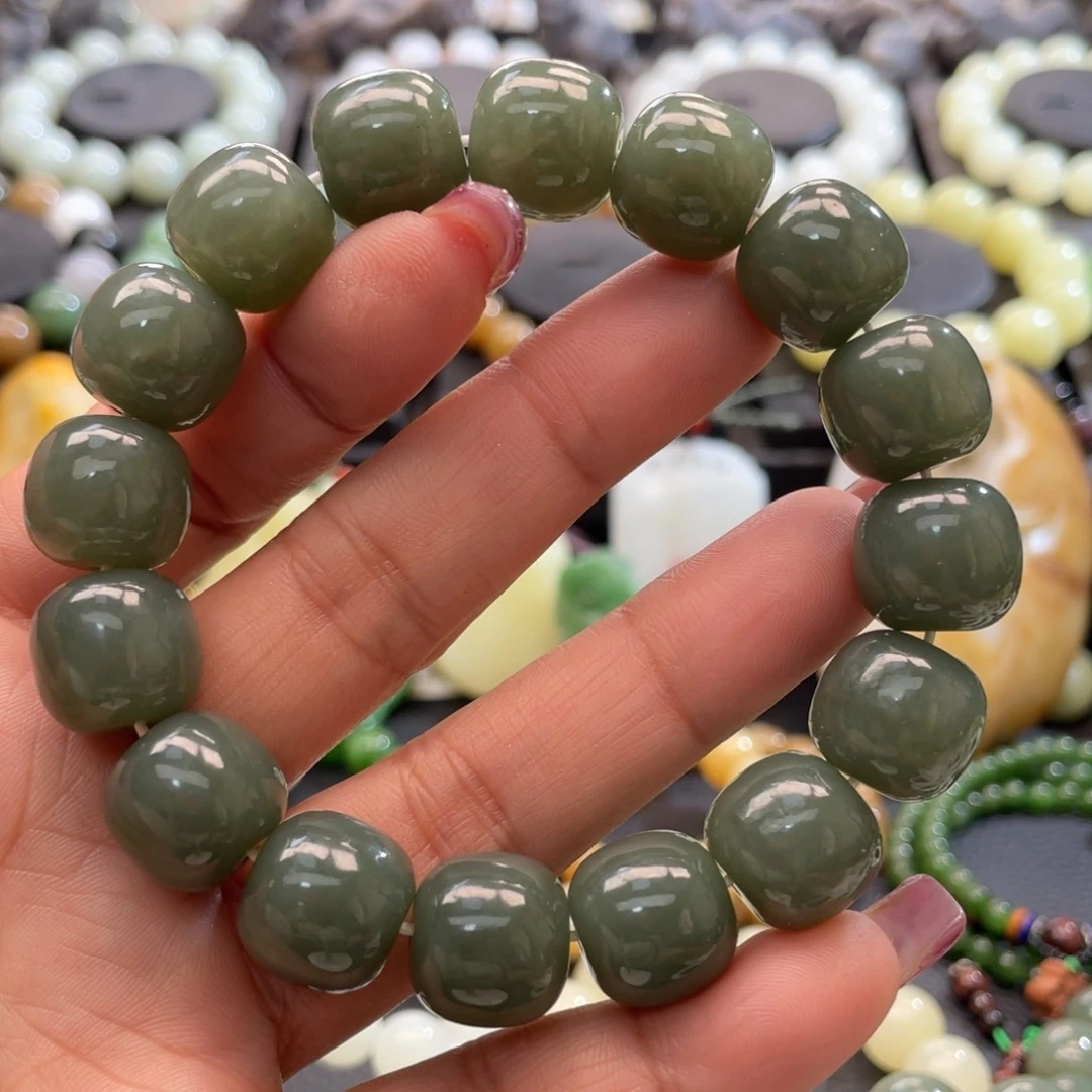 和田玉手串未镶嵌