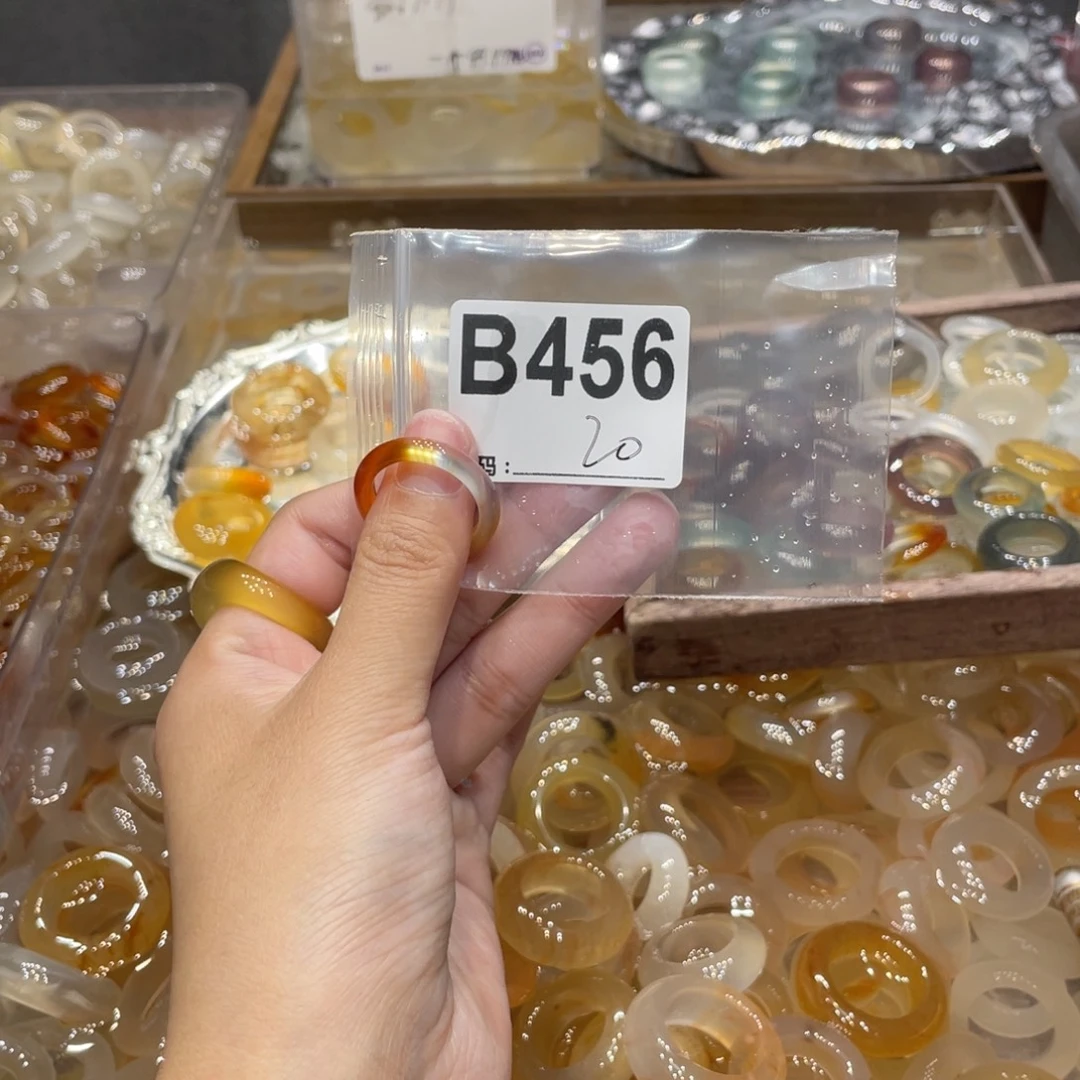 玛瑙/玉髓未镶嵌戒指456