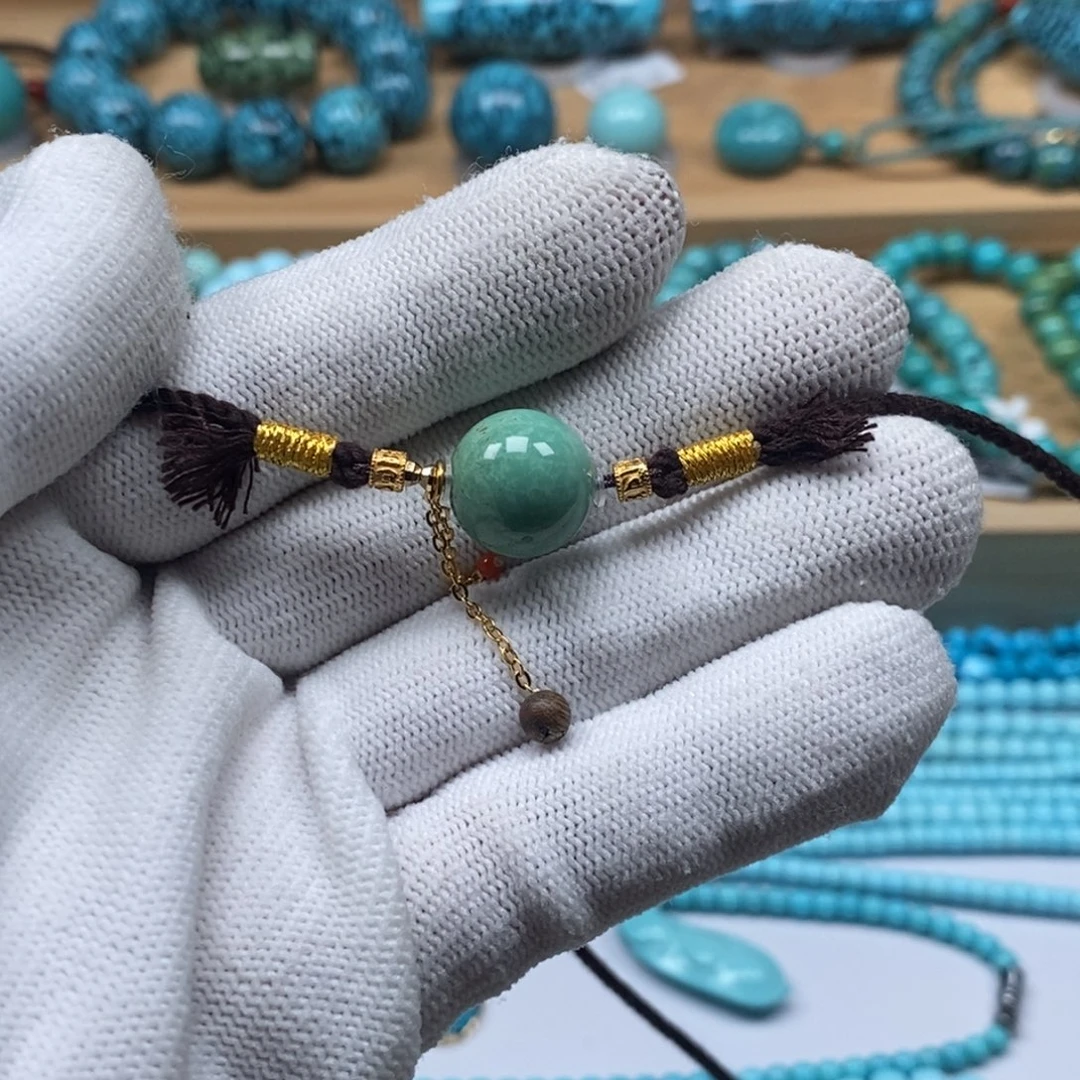 绿松石未镶嵌原矿纯干料绿松石