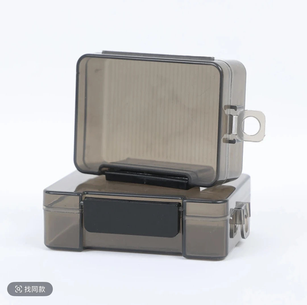 鱼钩配件盒 路亚鱼饵盒 朔料防水便携收纳盒