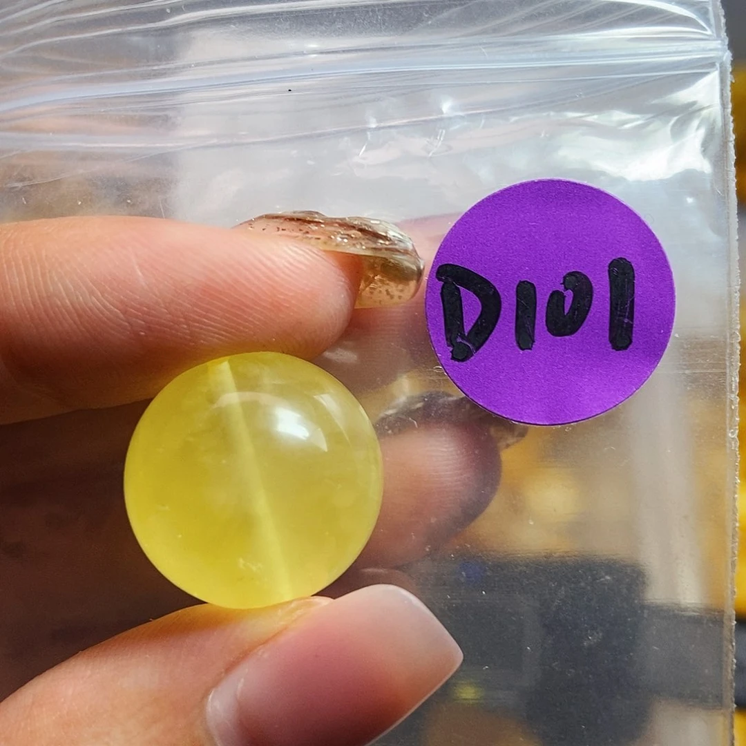 未镶嵌蜜蜡裸石微瑕天然琥珀蜜蜡圆珠18.3