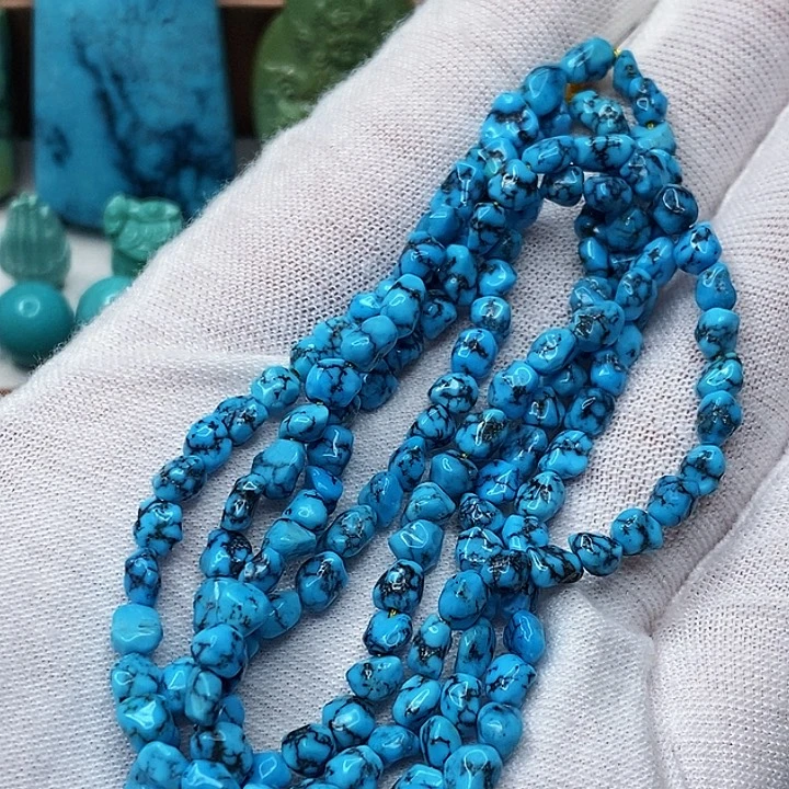 绿松石未镶嵌天然原矿 地大质检