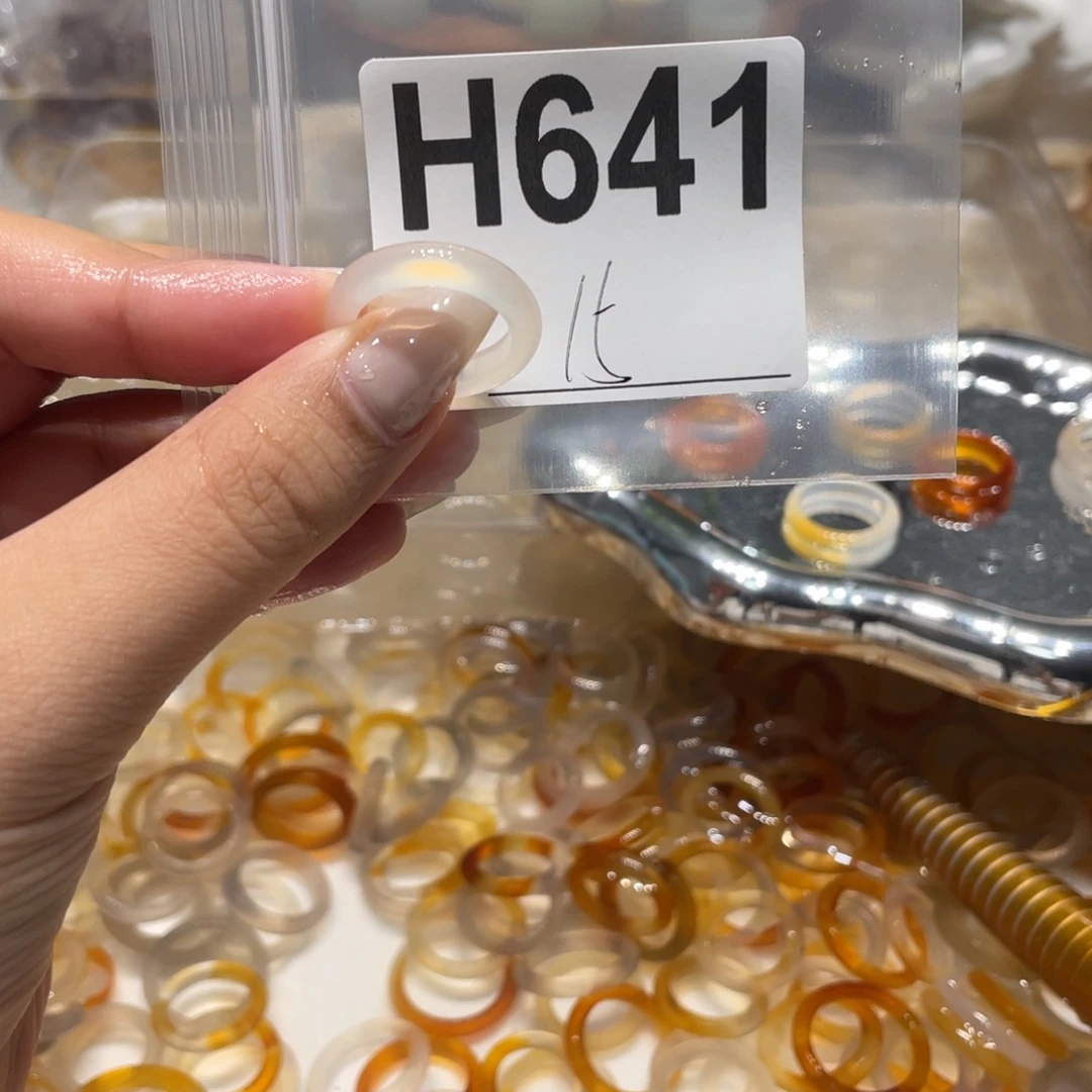 玛瑙/玉髓未镶嵌戒指641