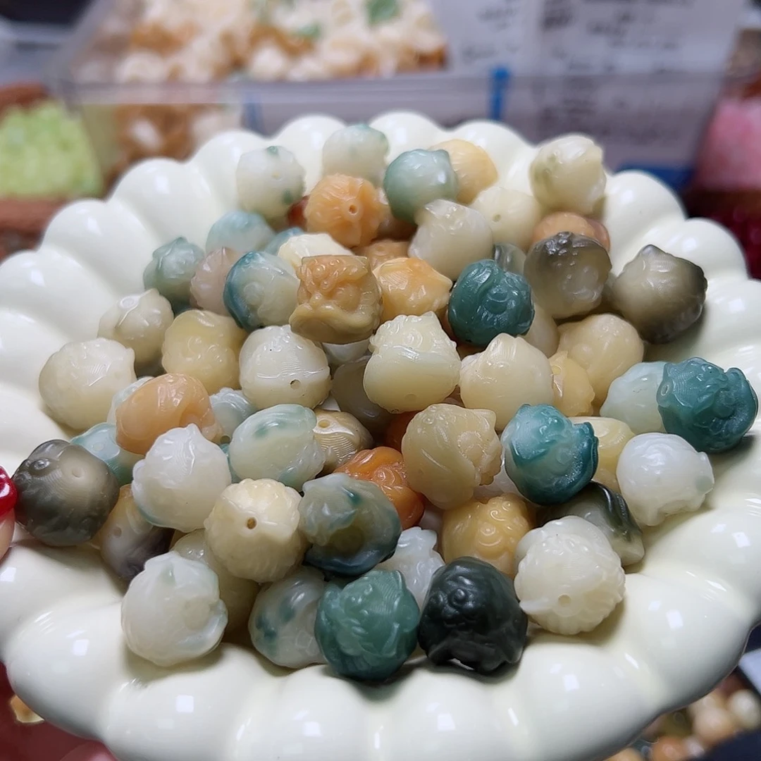 菩提根/象牙果吊坠卡14 15敦煌醒狮8颗