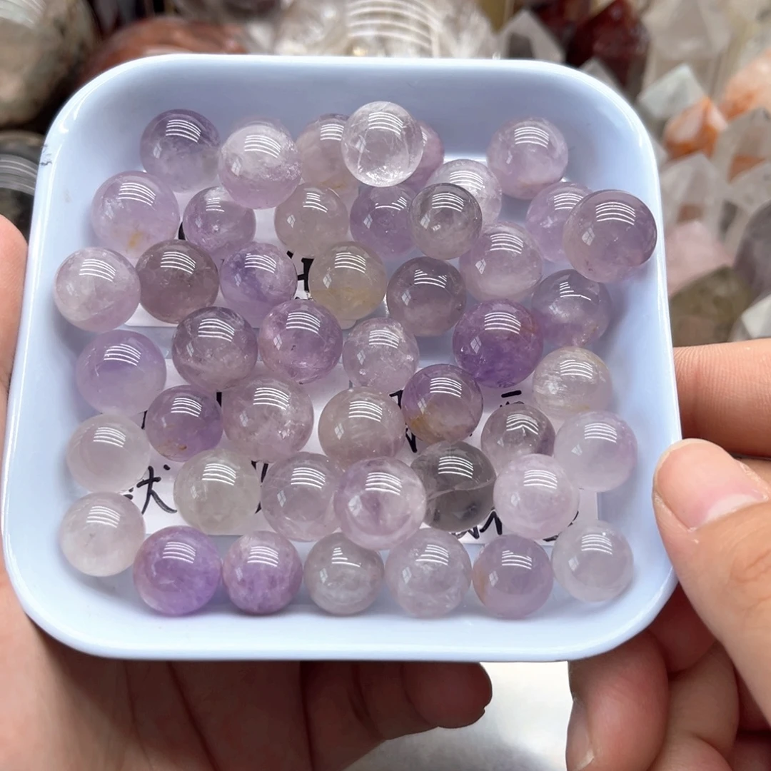 未镶嵌水晶珠宝半成品17 玻利维亚紫水晶球