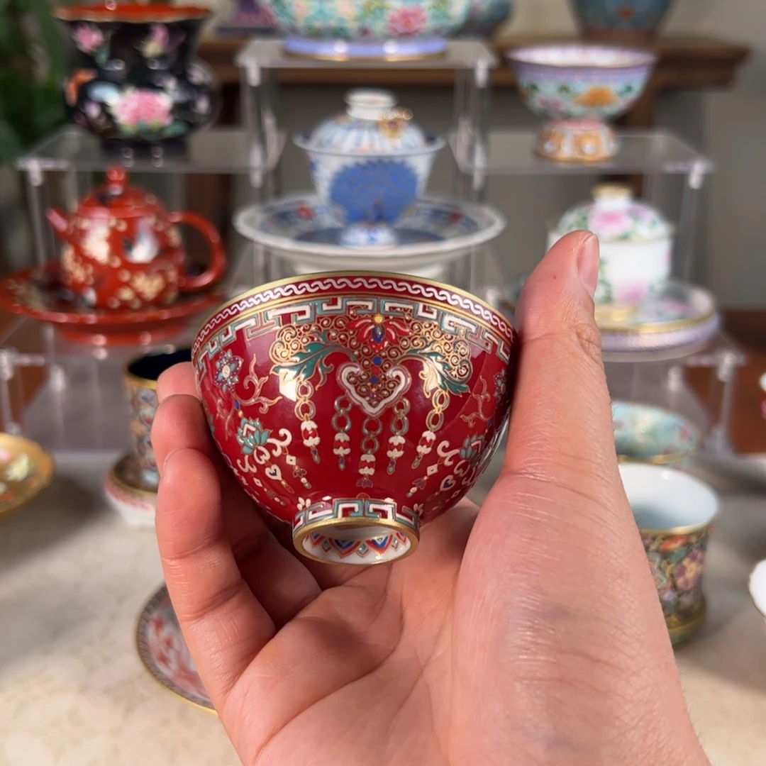 纯手工手绘 高端茶器