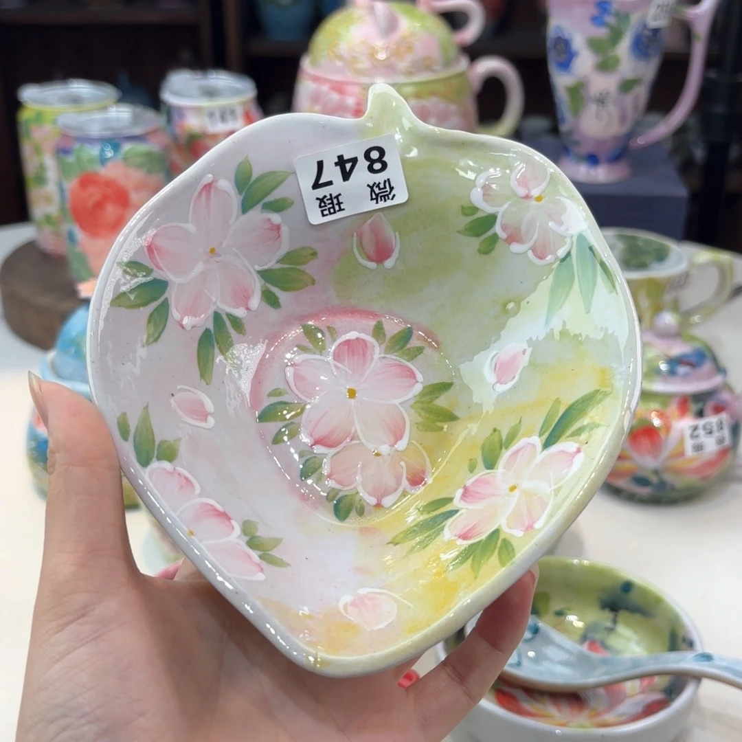 嘟***景德镇手绘高温釉下彩陶瓷茶具