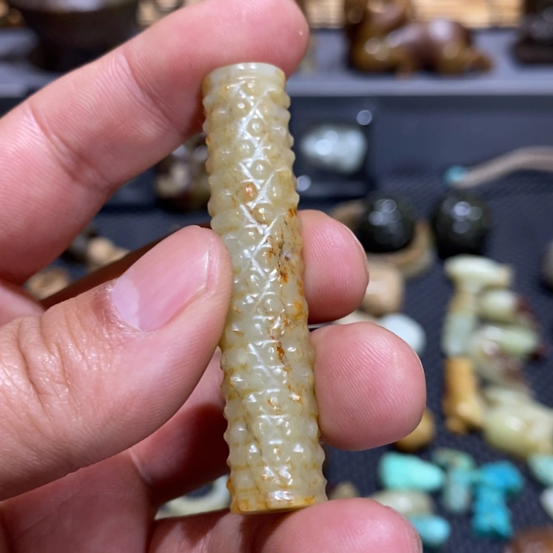 和田玉（糖玉）颈饰未镶嵌