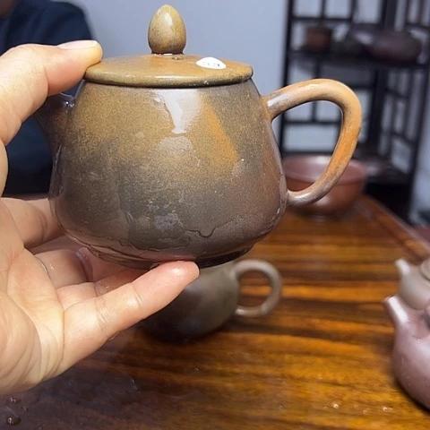 戬谷龙窑柴烧茶壶33