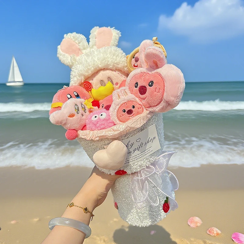 圣诞节礼品送女友闺蜜创意实用星之卡比玩偶花束毛绒公仔生日礼物