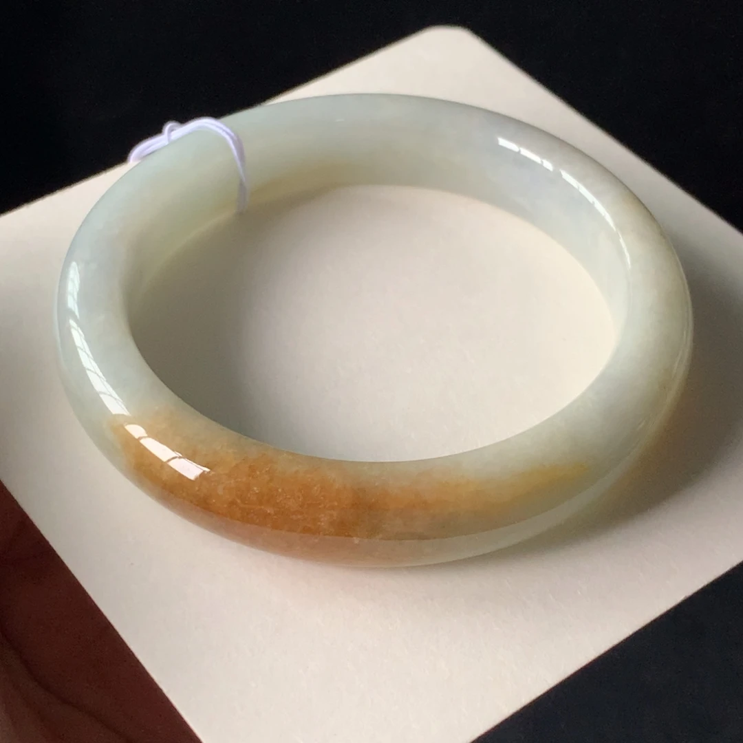 翡翠未镶嵌手镯66号57.4-12.1-8.9