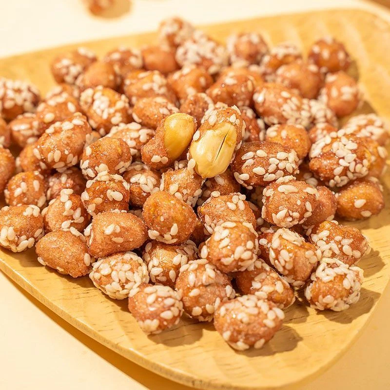 【买一袋送一袋】香酥紫薯蜂蜜花生多味熟花生仁休闲下酒必备下酒菜