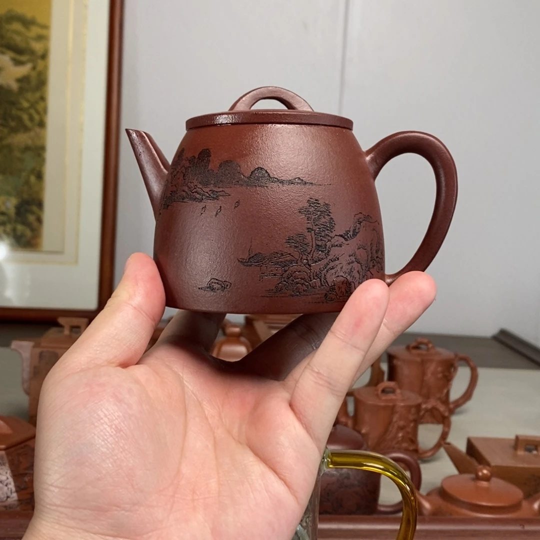 茶壶紫砂原矿泥料传统工艺制作