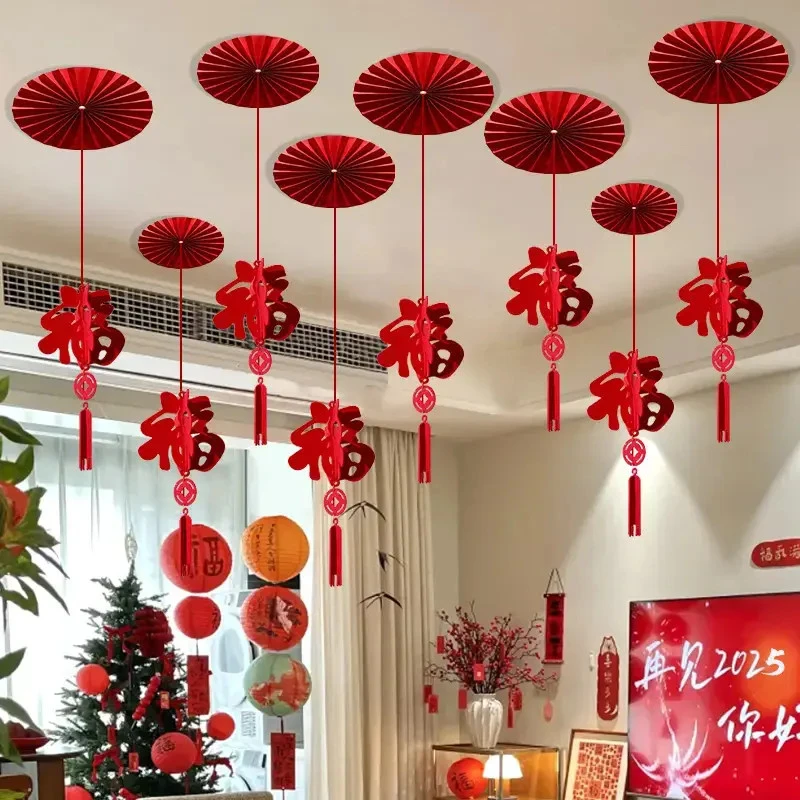 抢！【拍一发六】2026新款新年立体福字挂件春节福字挂饰 复合肥肥料