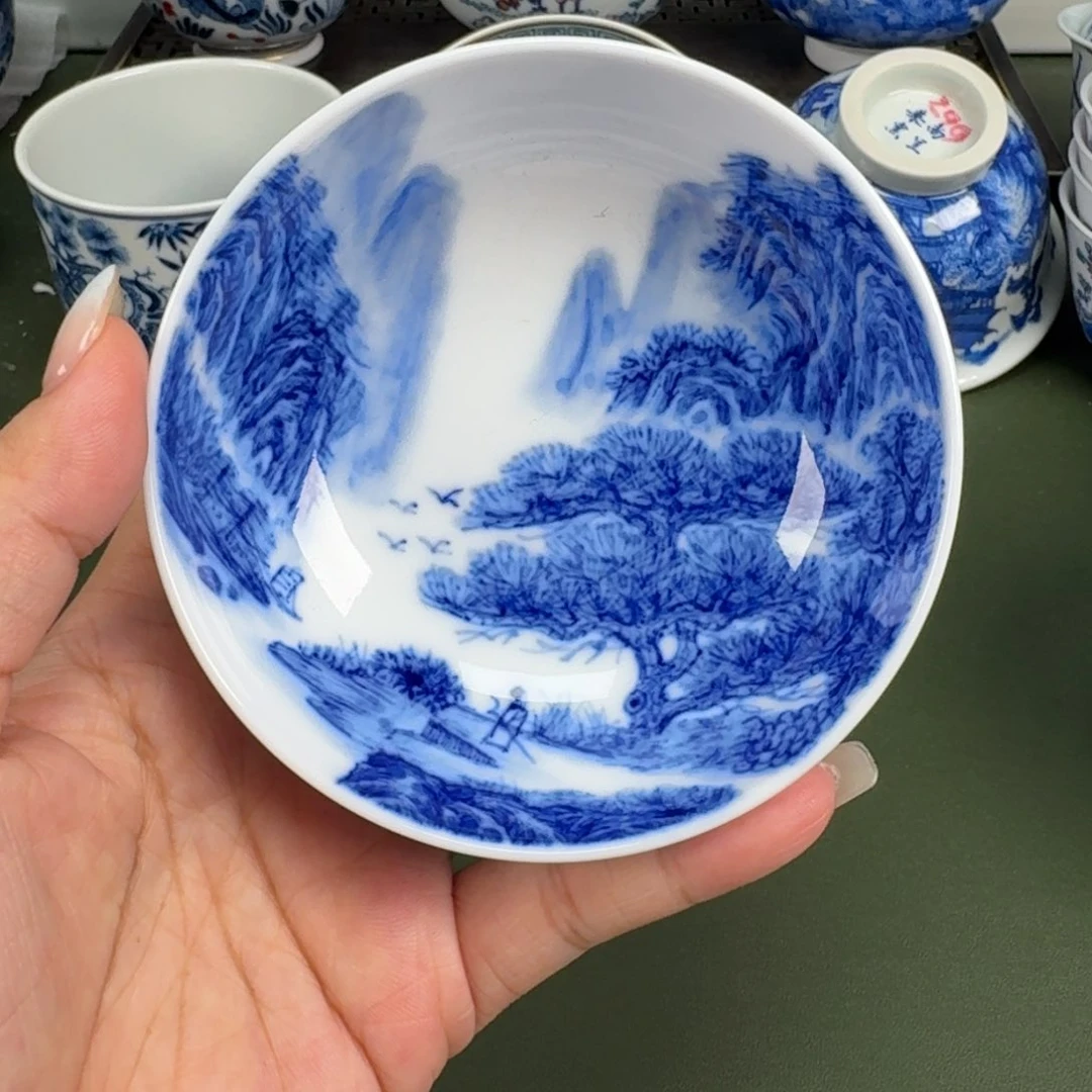 景德镇纯手工手绘茶器蒙蒙375